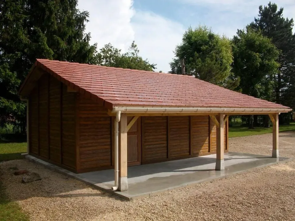Abris de jardin bois et béton près de 	Epernon